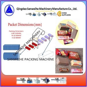 900kg Automatic Biscuit Packing Machine Grey Wafer Packing Machine