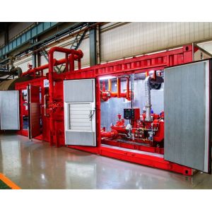 Quality NFPA 20 Approved Skid Mounted Fire Pump Containerized Package for sale