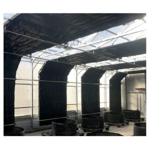 Agricultural 100% Blackout System Greenhouse With PE Film Cover