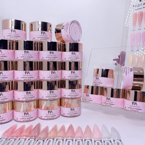 60 Colors Long Lasting Custom Acrylic Powder Wholesale 3 in 1 Bulk Nail Acrylic Powder for Nails Vendors