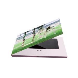 7 inch LCD video invitation card, wedding video invitation card
