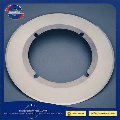 Buy Silver Carbide Slitter Knives 230X135X1.1 Slitter Knife Sharpening at wholesale prices