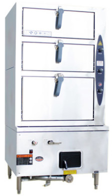 Multi Functional Microwave Induction Steamer Cooker , Stainless Steel Bun