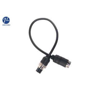 China Waterproof Rear View Camera Cable With GX16 5 Pin Aviation Plug Male To Female on sale