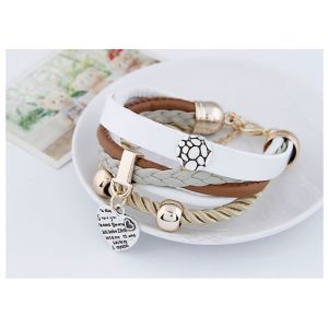 plait leather bracelet