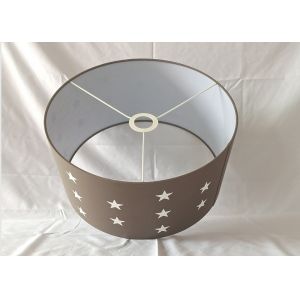 TC Chocolate Star Print Lampshade Lightweight Easy Fit Pendant