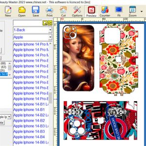 PET Daqin 3d Mobile Skin Cutter With Software And Hardware