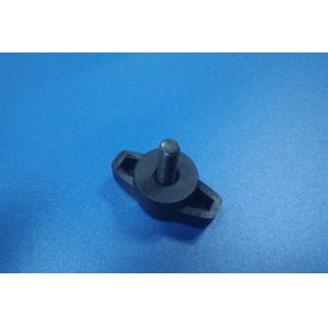 furniture hardware black plastic nylon 30mm thread bolt M6 wing knob