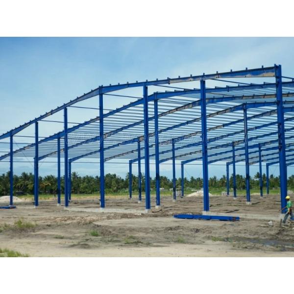Buy Single Span Industrial Steel Buildings Fabrication With Prefabricated at wholesale prices