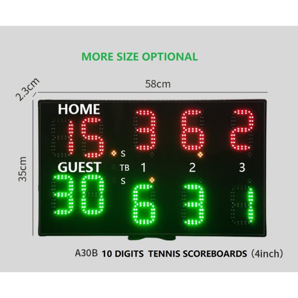 Wireless Remote Control Led Score Board Indoor 24 Second Shot Clock Basketball Electronic Snooker Cricket Soccer Scoreboard SDK
