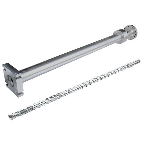 Buy Nitrided Single Extruder Screw Barrel For Blowing Film Machine at wholesale prices