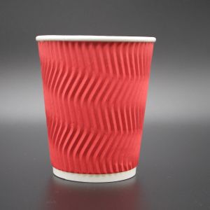 High quality disposable FDA approved hot and cold drinking ripple wall paper