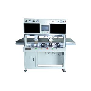 China High Precision LED LCD Bonding Machine Plane Precision 0.005 Mm Pulse Heating System on sale