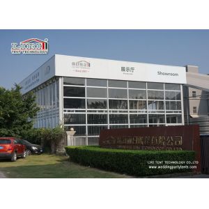 Temporary Show Room Double Decker Tents Events Marquees Cube Structure For With