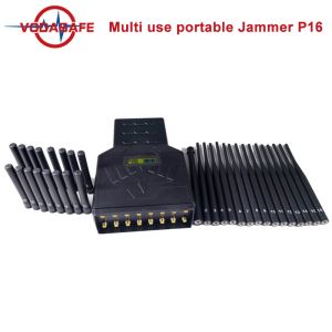 Polyester Pu 25m Radius 16W 12000mAh 5G Jammer Blocker