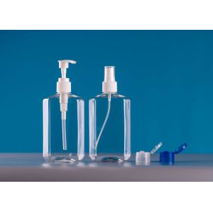 130ml PET Clear Plastic Bottles Cosmetic Packaging Lotion