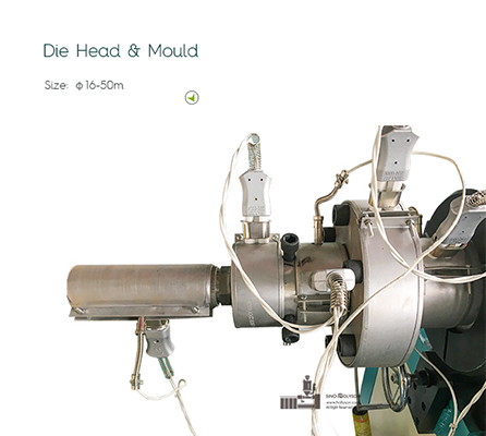 75 Rpm Screw Speed HDPE PP PVC Electrical Conduit Pipe Making Machine 22kw