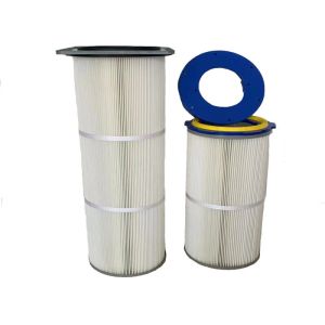 99.5% Air Oil Separator Element Industrial Dust Removal Flame Retardant Barrel