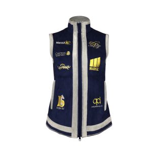 Quality Customized Embroidered Poly Cotton Training Team Vest with Wicking Breathable Design for sale