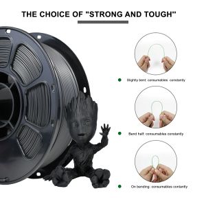 Matte Black PLA Filament 1.75mm For 3d Printing Filament