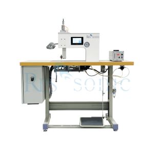 China 35K Rotary Ultrasonic Sewing Machine for TPU Raincoat Material on sale