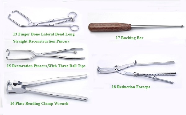 Reconstruction Plate Kit Orthopedic Surgical Instrument Box