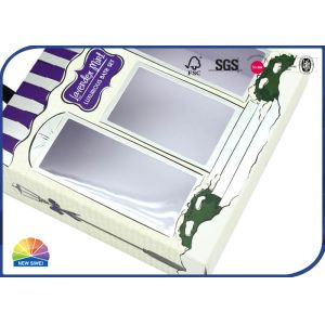 Window Diecut Ribbon Decorated Folding Carton Box