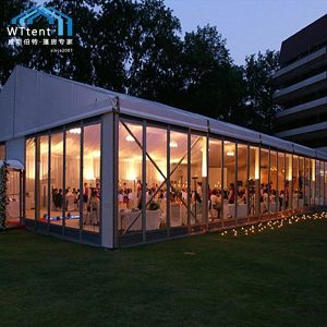 Customized Tent Replacement Parts Glass Wall , Reliable Party Tent Parts