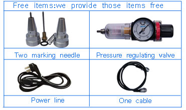 OEM Desktop 2d data matrix dot pin marking machine for nameplate