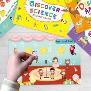 China Environmental Protection Kids Reusable Stickers on sale