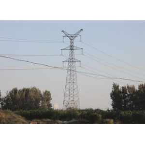 Double Circuit 500KV Transmission Line Lattice Steel Towers