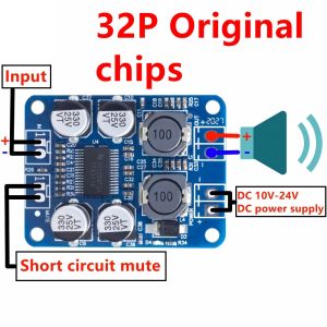 Tpa3118 1X60W 12-24V PBTL Mono Class D Digital Power Amplifier Board for Audio