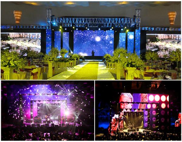 High definition P4 rental indoor led display screen for concert stage