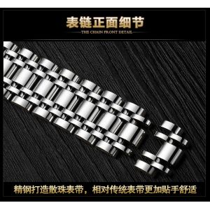 KINYUED J015-2 Luminous OEM Custom Watches Waterproof Stainless Steel Strap