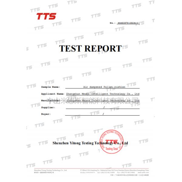 MOPAWIN AIR DAMPENED PALLET CUSHIONS,ORANGE,SKID-MATD FOR PACKING IN WOODEN CASES,ONE-STOP SALES