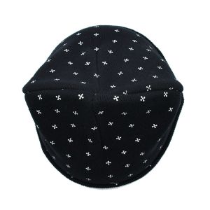 58CM Unisex Knit Beanie Hats Customization Fabric Common Fashion Design