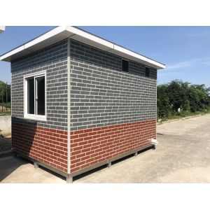 2 Rooms Double Layer Windows 10m2 Prefabricated Modular Toilets