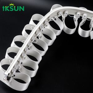 Ceiling Mounted Wave Ripple S Fold Curtain Tape With Hooks