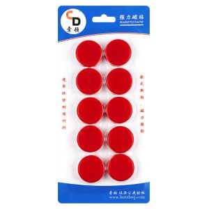 Round Plastic Coated Magnets Fashionable Appearance OEM Service