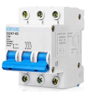 Sontuoec 400V 1P 2P 4.5kA 63A MCB Circuit Breaker