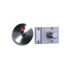 304 Stainless Steel Toilet Partition Lock Hardware Impact Resistance With Handle