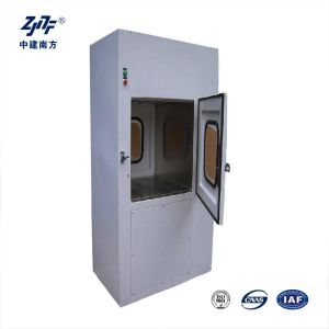 China Control System Cleanroom Pass Box Electronically Interlocked Doors 4 Nozzles and Workflow Optimization on sale