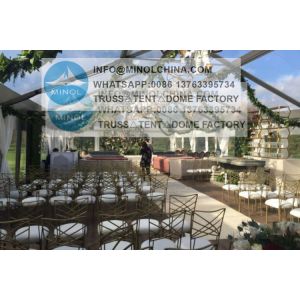 Double Coated Pvc Outdoor Reception Tent For Weddings