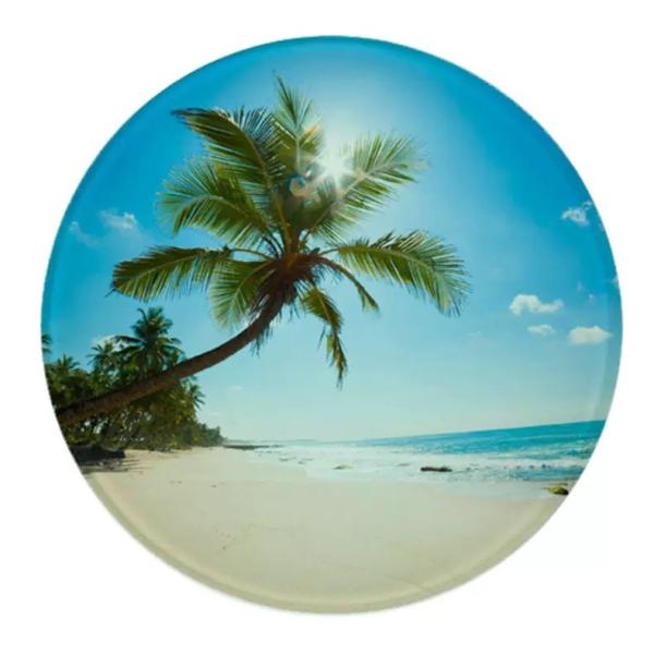 Customized Sublimation Glass Coaster Blanks For Photo Printing 10cm Size