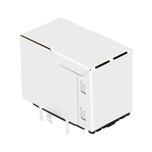 LPJE319DNL Tab Up RJ45 Jack With Single USB Without Integrated Magnetics