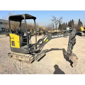 Used Volvo EC18 Mini Excavator 2020 920Hrs French Import Hydraulic Hammer Bucket