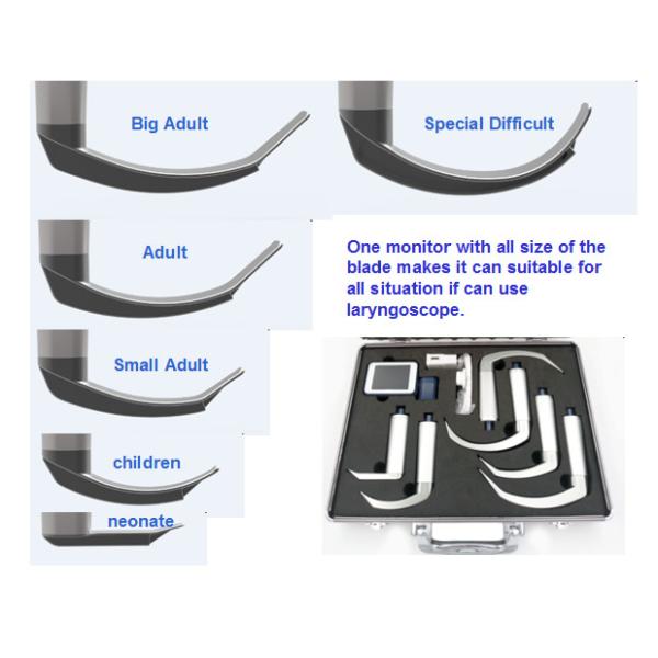 Veterinary flexible Bronchoscopy Fiber Optic Anesthesia video laryngoscopy airway pediatric stainless Miller Macintosh