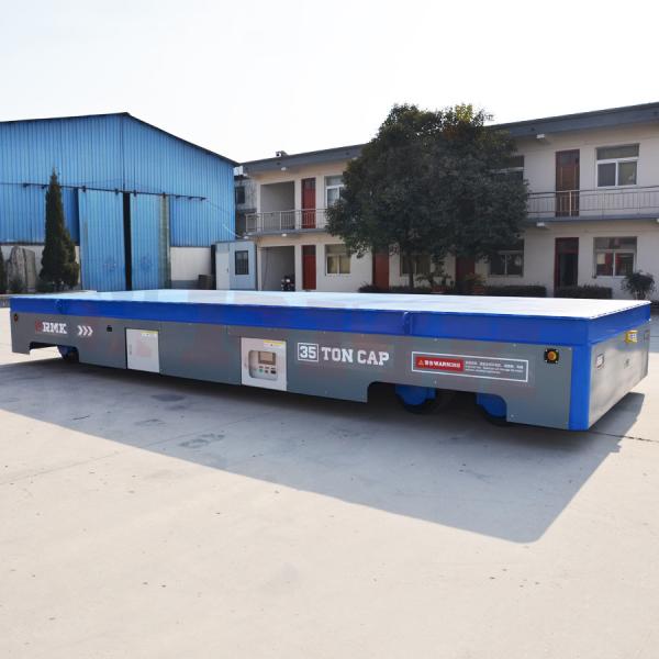 Buy Industrial 35T Heavy Duty Transfer Trolley Battery Operated Self Propelled at wholesale prices