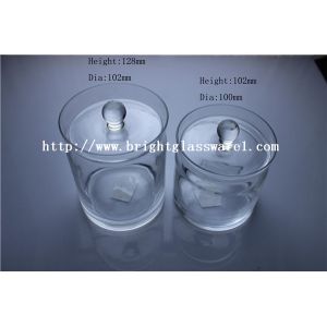 nice glass storage jar with lid, glass container