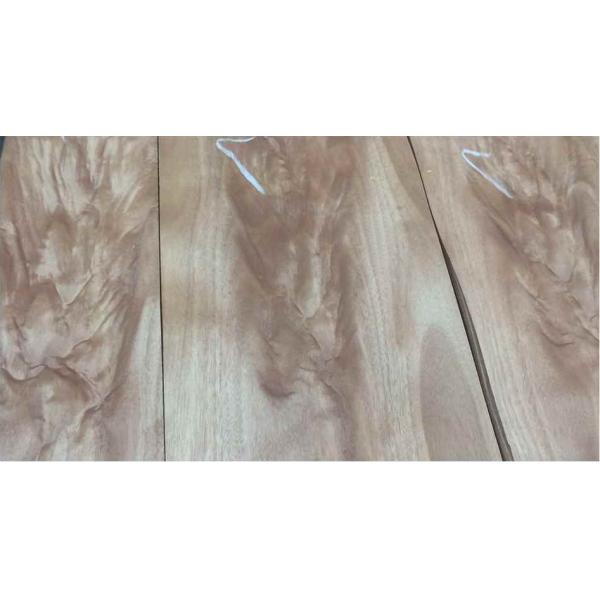 Natural Okoume Wood Veneer Specially Crotch Grain Slip Match Service For Hotel Decoration